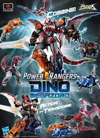  Dino Megazord go Kara kuri flame toys 
