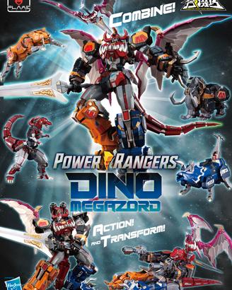  Dino Megazord go Kara kuri flame toys 