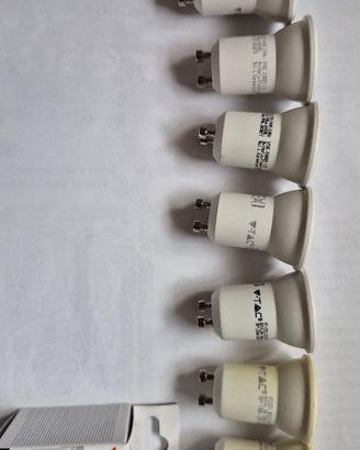 8 lampadine GU10 VTAC MR11spotlight VT 232
