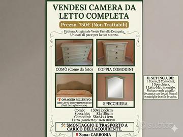 mobili camera letto