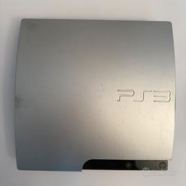 Ps3 slim 320 gb silver completa di cavi e pad