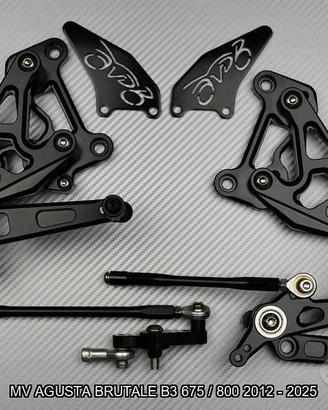 Pedane arretrate MV AGUSTA BRUTALE B3 675 800 2012