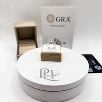 Anello a Fiore con Moissanite Certificata