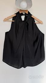 Top nero halter Zara