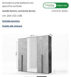 Armadio 6 ante mondo convenienza