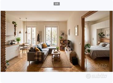 BILOCALE con BALCONE / SPESE COMPRESE-POMEZIA
