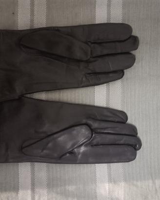 Guanti in Pelle Neri SIM Italian Gloves Invernali