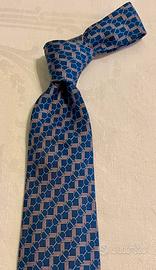 Cravatta Hermes in pura seta