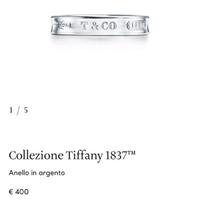 anello stretto Tiffany 1837 in argento sterling