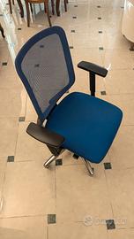 Sedia scrivania - poltrona ufficio regolabile