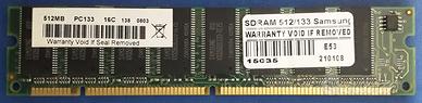 SDRAM SAMSUNG 512/133