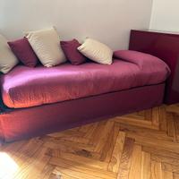 Letto divano con lettino estraibile