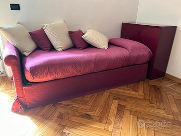 Letto divano con lettino estraibile