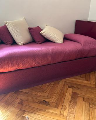 Letto divano con lettino estraibile