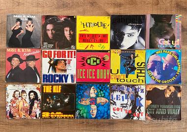 Lotto 43 Vinili 45 Giri Hip Hop, RnB, dance 80/90