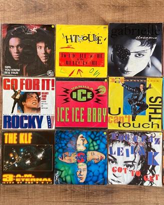 Lotto 43 Vinili 45 Giri Hip Hop, RnB, dance 80/90