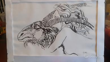 Stampa Litografia di Renato Gottuso