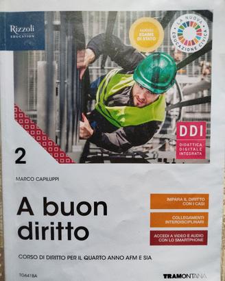 Libro scolastico "A buon diritto 2"