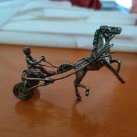 Microfusione in argento Fantino cavallo 