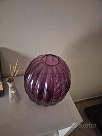 Vaso vetro viola