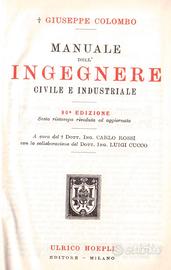 Colombo Manuale ingegnere civile industriale 1968