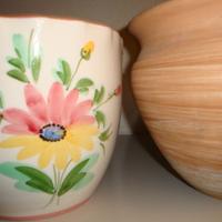 2 Porta vaso - ceramica e terracotta