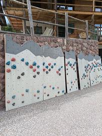 Parete arrampicata