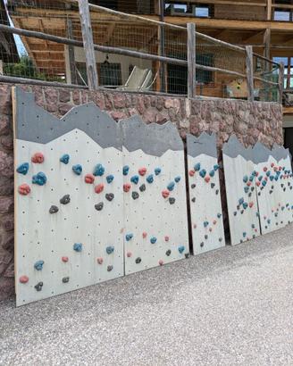 Parete arrampicata