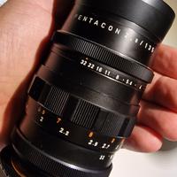 Obiettivo Pentacon 135mm f/2.8 canon EF