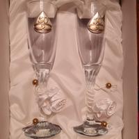 Calici in argento e cristallo