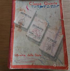 Libro vissuto, 1941 classe quarta scuola