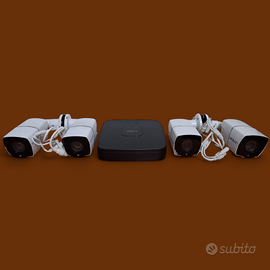 KIT NVR DAHUA E 4 TELECAMERE IP