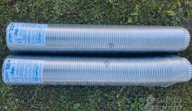 Tubo flessibile in alluminio 120 mm x 3mt