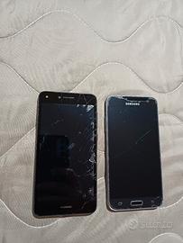 Huawei Y6 II + Samsung Galaxy J3 per ricambi