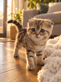 Cucciolo gattino Scottish Fold