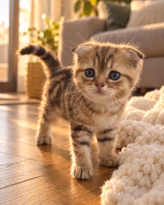 Cucciolo gattino Scottish Fold