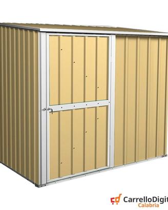 Box casetta giardino Acciaio 174x100 beige