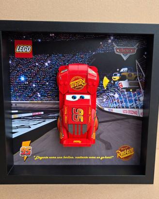 Cornice Display Case Cadre per set LEGO CARS 77255
