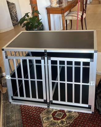 Trasportino: box in alluminio con porta doppia big