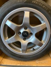 4 Cerchi in Lega 15 pollici 15"  7Jx15H2 Mazda