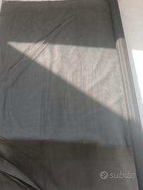 organza seta colore nero 100%seta