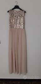 Abito lungo Nuna Lie in chiffon TG. M italiana