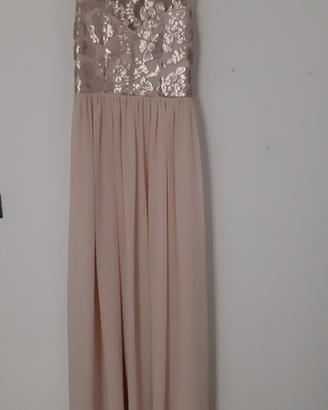 Abito lungo Nuna Lie in chiffon TG. M italiana