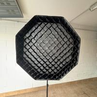 Softbox 80cm ottagonale con griglia