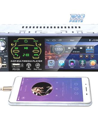 RADIO 4.1" UNIVERSALE 1DIN SCHERMO TOUCHSCREEN