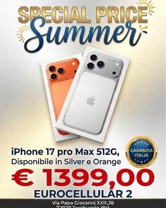 Iphone 17 Pro Max 512G