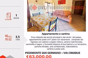 Trilocale con posto auto e cantina