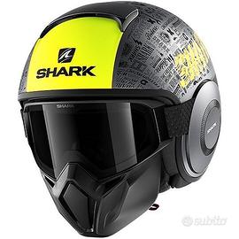 Casco Moto Jet Shark STREET-DRAK Tribute RM Nero G