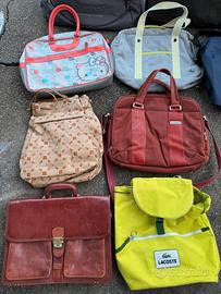 Zaini e borse Lacoste,Reebok,Champion,Hello Kitty,