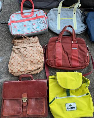 Zaini e borse Lacoste,Reebok,Champion,Hello Kitty,